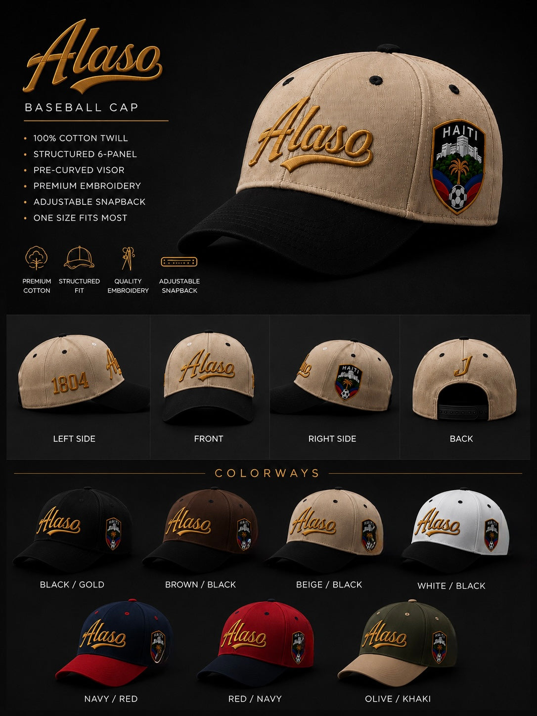 ALASO BASEBALL CAP COLLECTION