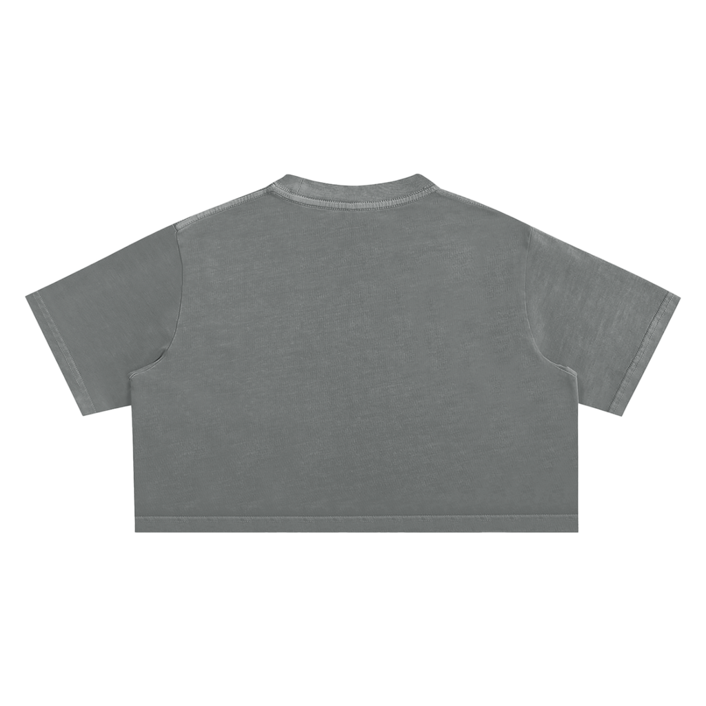 Snow Washed Crop Top Toup Pou Yo
