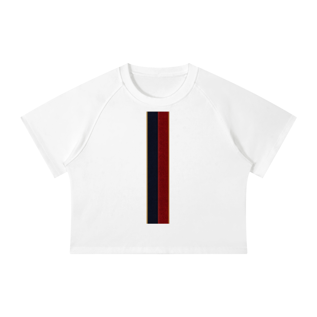 Women's Mineral Wash Raglan Crop T-Shirt