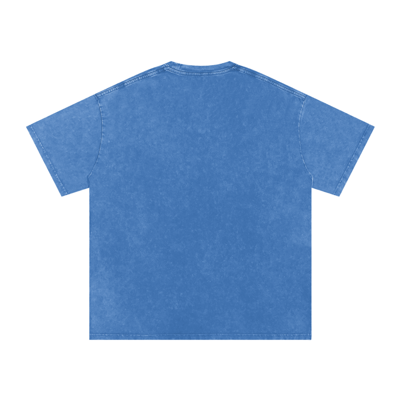 Snow Washed Oversized Cotton T-Shirt Toup Pou Yo