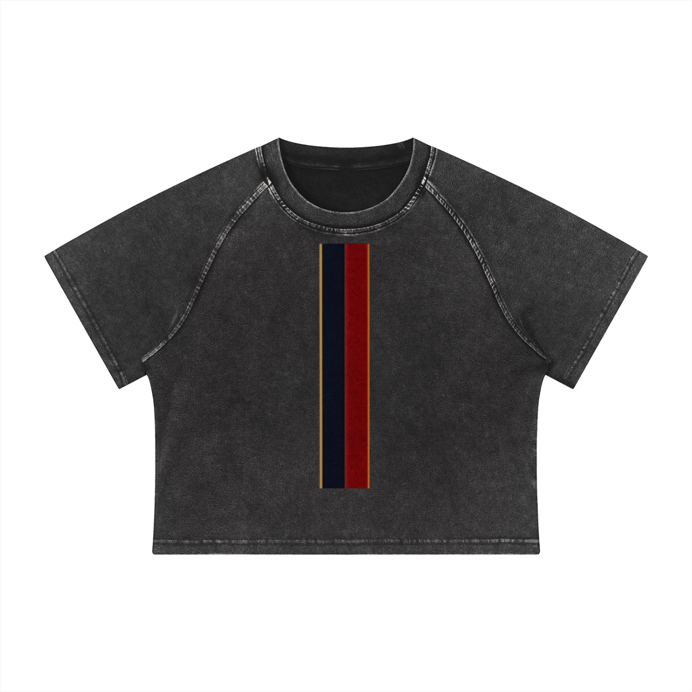 Women's Mineral Wash Raglan Crop T-Shirt