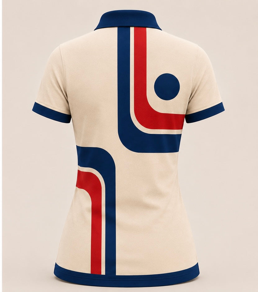 Haiti Heritage Woman’s Polo– Ivory Edition
