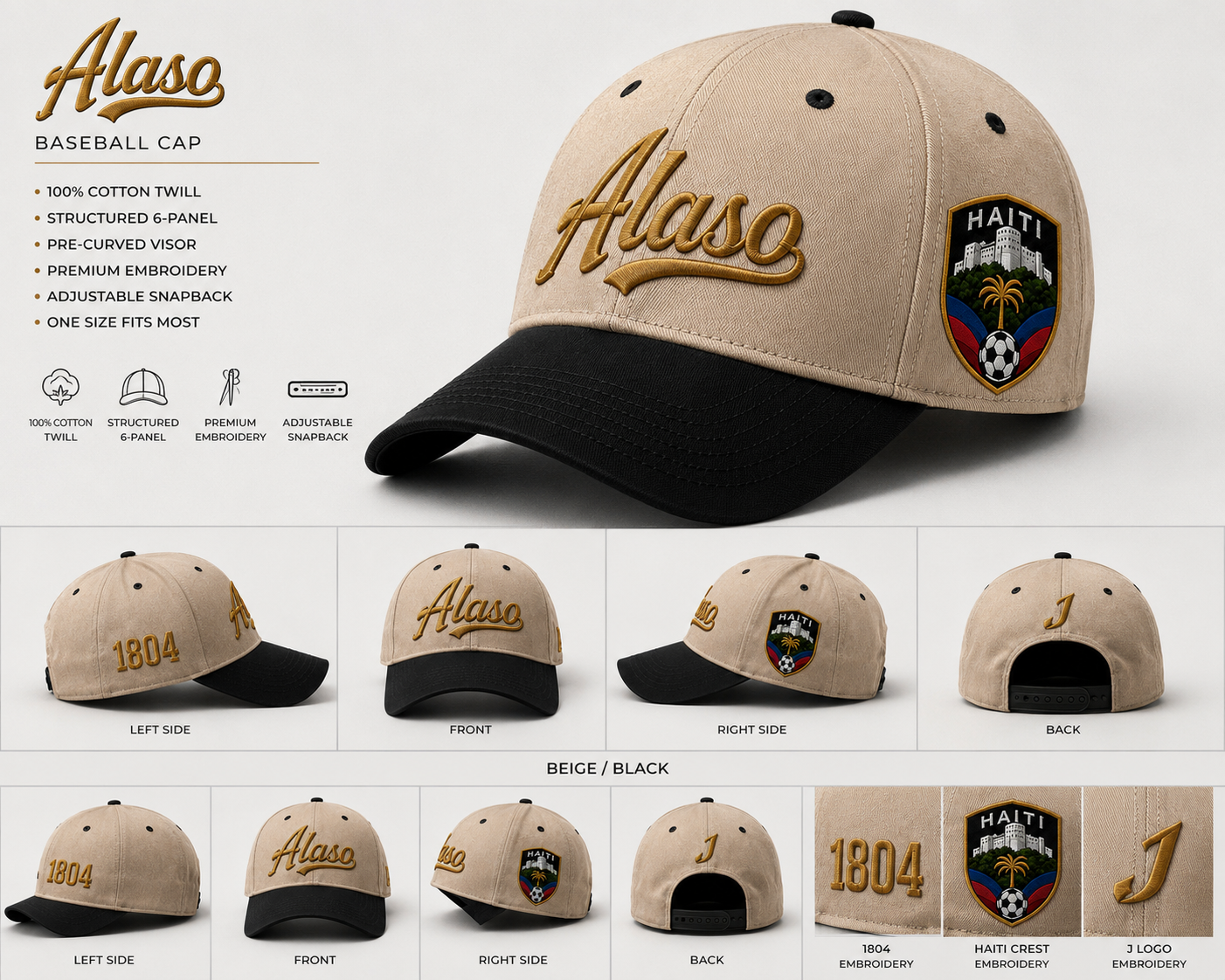 Alaso baseball cap