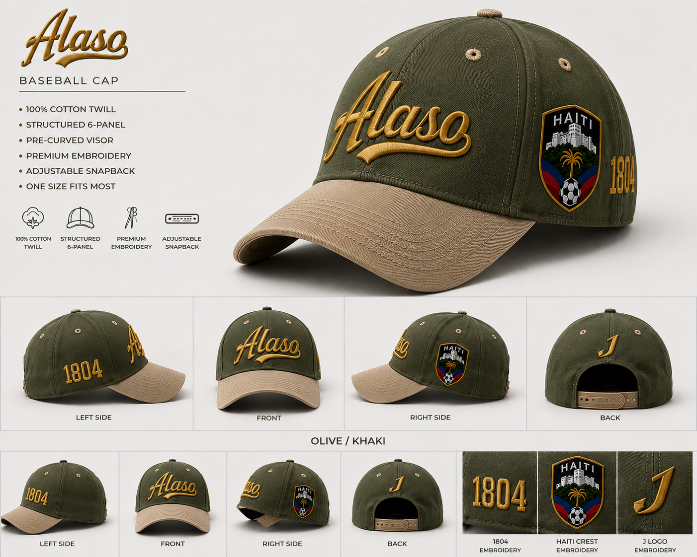 Alaso baseball cap