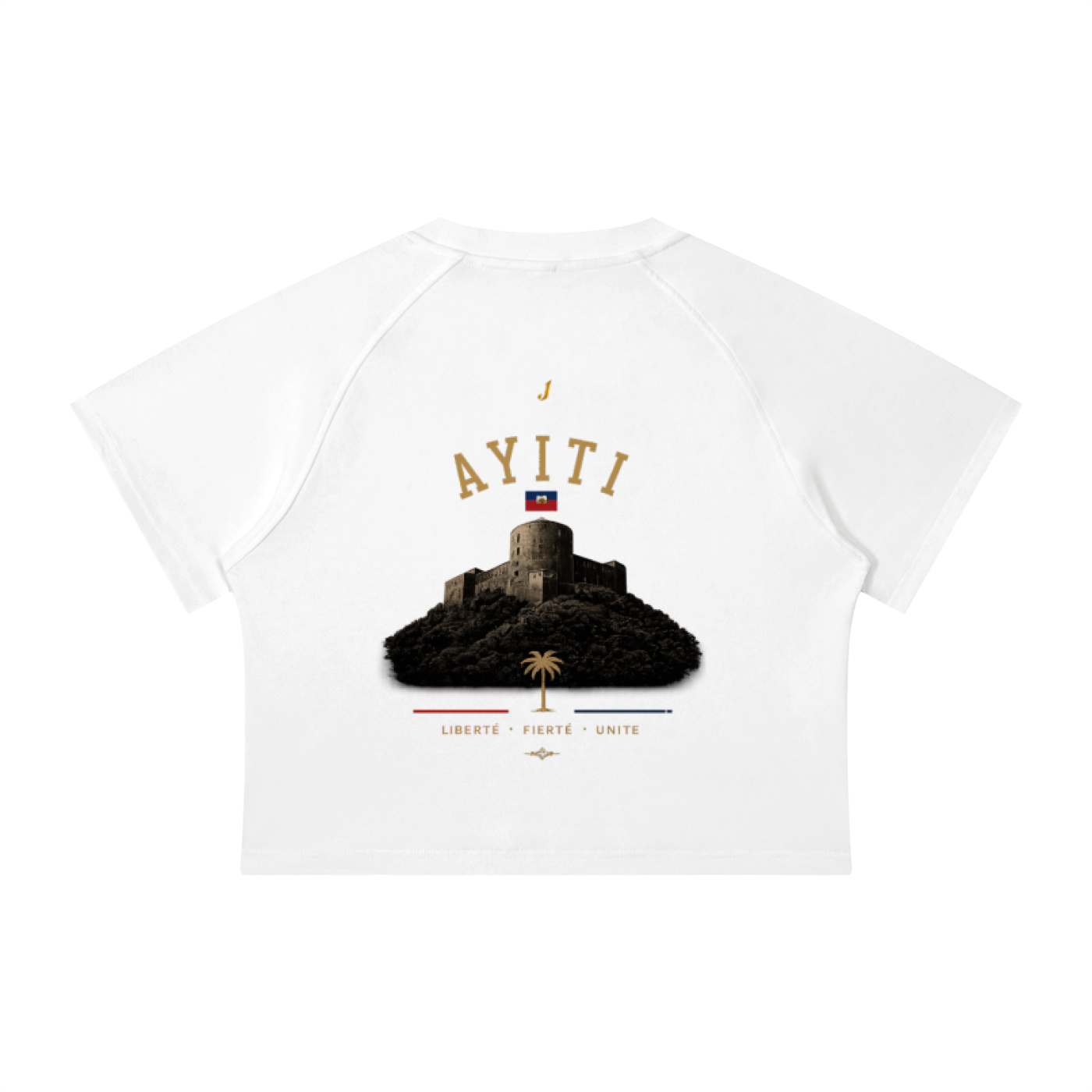 Women's Mineral Wash Raglan Crop T-Shirt