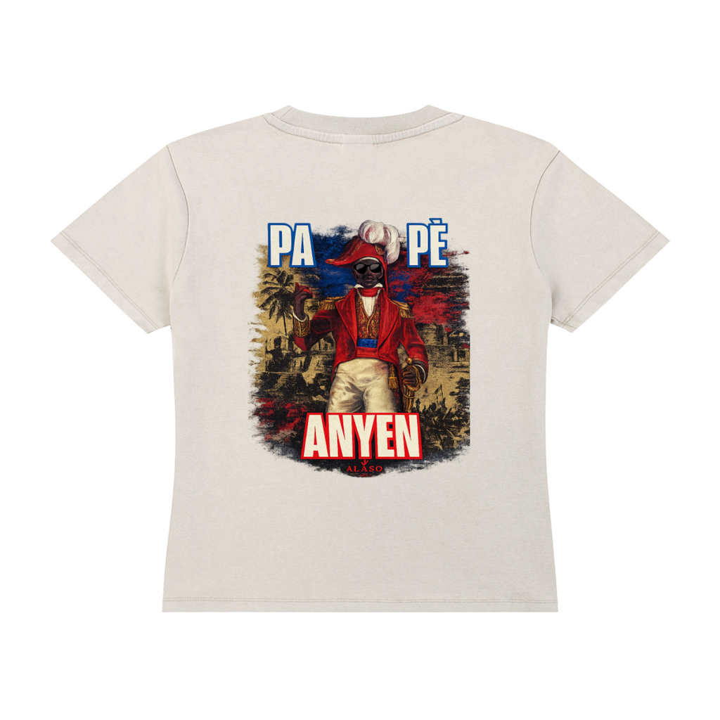 Vintage Wash Drop Shoulder T-shirt PA PE ANYEN WOMAN