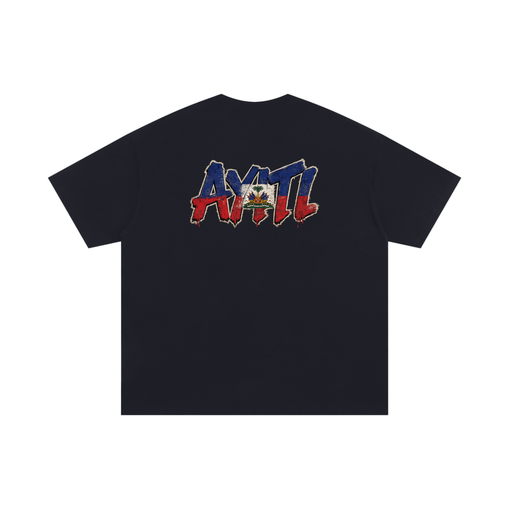 Unisex Oversized Cotton T-Shirt Toup Pou Yo