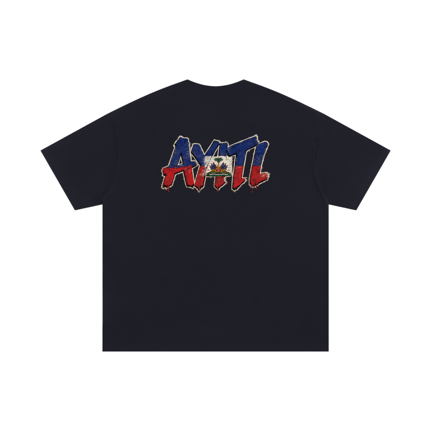 Unisex Oversized Cotton T-Shirt Toup Pou Yo